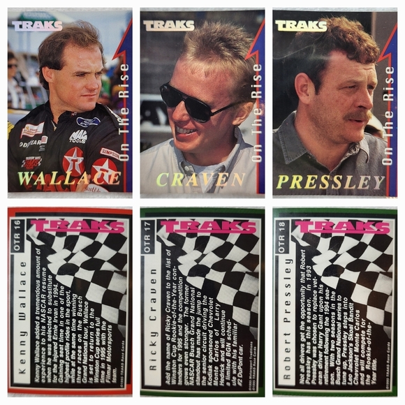 1995 Traks On The Rise Subset - NASCAR - Picture 7 of 9